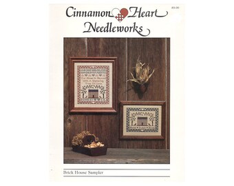 Cross Stitch Sampler, Cinnamon Heart Needleworks Sampler Cross Stitch Pattern, Samplers, Cross Stitch Sampler, Samplers, by NewYorkTreasures