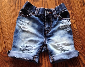 Surfer Babe distressed shorts