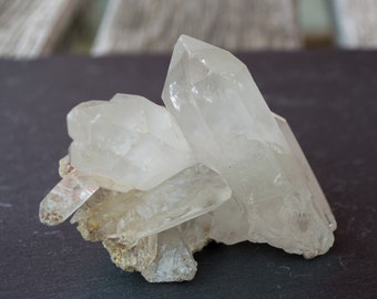 Clear quartz | Quartz crystal | crystal cluster | natural crystal | crystal points | rough quartz | healing crystals| terminations | crystal