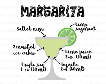 Margarita svg | Etsy