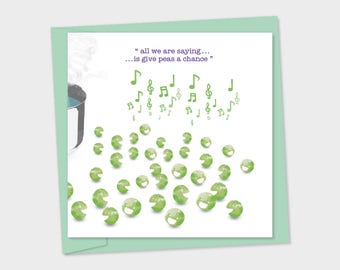 all we are saying is give peas a chance