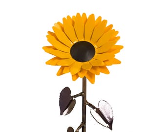 Metal Sunflower • Iron Anniversary • 6th Anniversary • Hand Forged • Wrought Iron • Blacksmith • Personalized Gift • Valentines Day