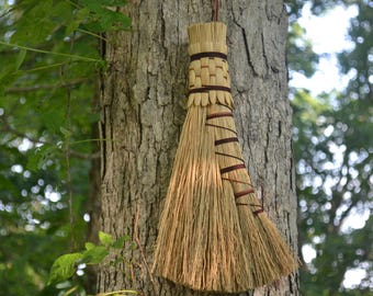 Hand made Appalachian Turkey wing whisk broom
