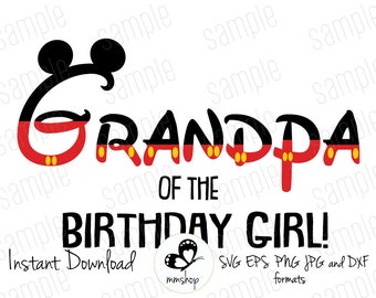 Download Mickey grandpa svg | Etsy