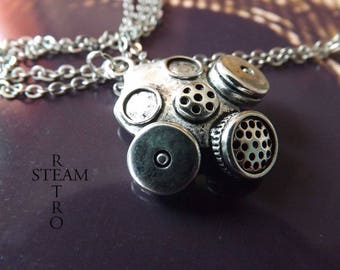 Necklace Cyberpunk - jewelry by Steamretro-Steampunk