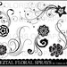 Floral Sprays Digital Clipart, Brushes & Stamps. Instant Download. Digital Scrapbooking. Personal and Limited Commercial Use.