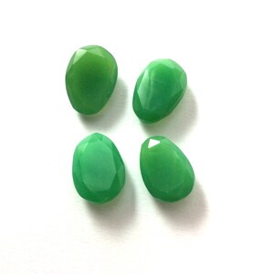 Crysochalce faceted gemstone 10x14mm