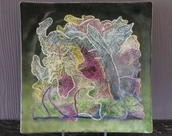 Porcelain sculpture lace yarn