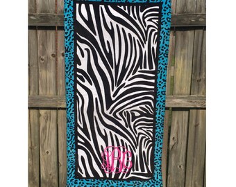 SALE ~ SALE ~ SALE ~ Monogrammed Beach Towel