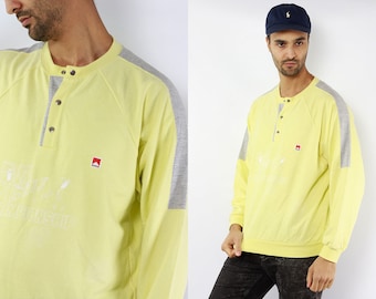 Marlboro Sweatshirt Marlboro Jumper Vintage Sweatshirt 90s Sweatshirt 90s Jumper Marlboro Sweater Yellow 90s Jumper Yellow Sweatshirt