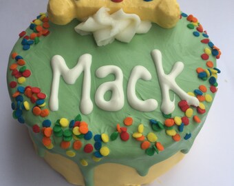 Dog Birthday Cake//Homemade Gourmet Birthday Cake for Dogs
