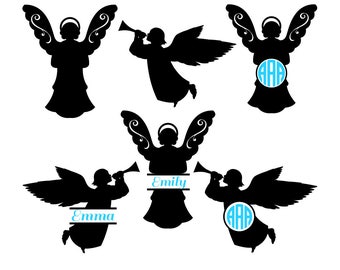 Download Angel SVG Dxf Eps & Png. Digital Cut Files for Cricut