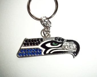 Seattle Seahawks Sports Keychain Charm jewelry
