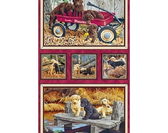 Labrador-able Patch Panel by Quilting Treasures