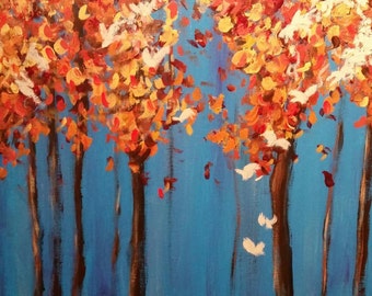 Fall Leaves Painting