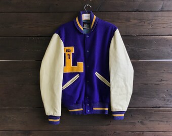 Vintage 60s Whiting Football JV Letterman Jacket