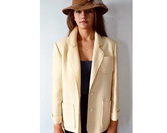 Vintage Weinberg Winter White Fall Jacket, Auckie Sanft, Fall Ladies Jacket, 1970s Jacket, Ladies Jacket, Fall Fashion