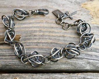 Sterling Silver Bracelet Basket Case Sterling Silver Bracelet Handmade Jewelry By Joy Kruse Wild Prairie Silver Jewelry