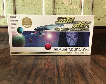 Original Star Trek Interactive VCR Board Game