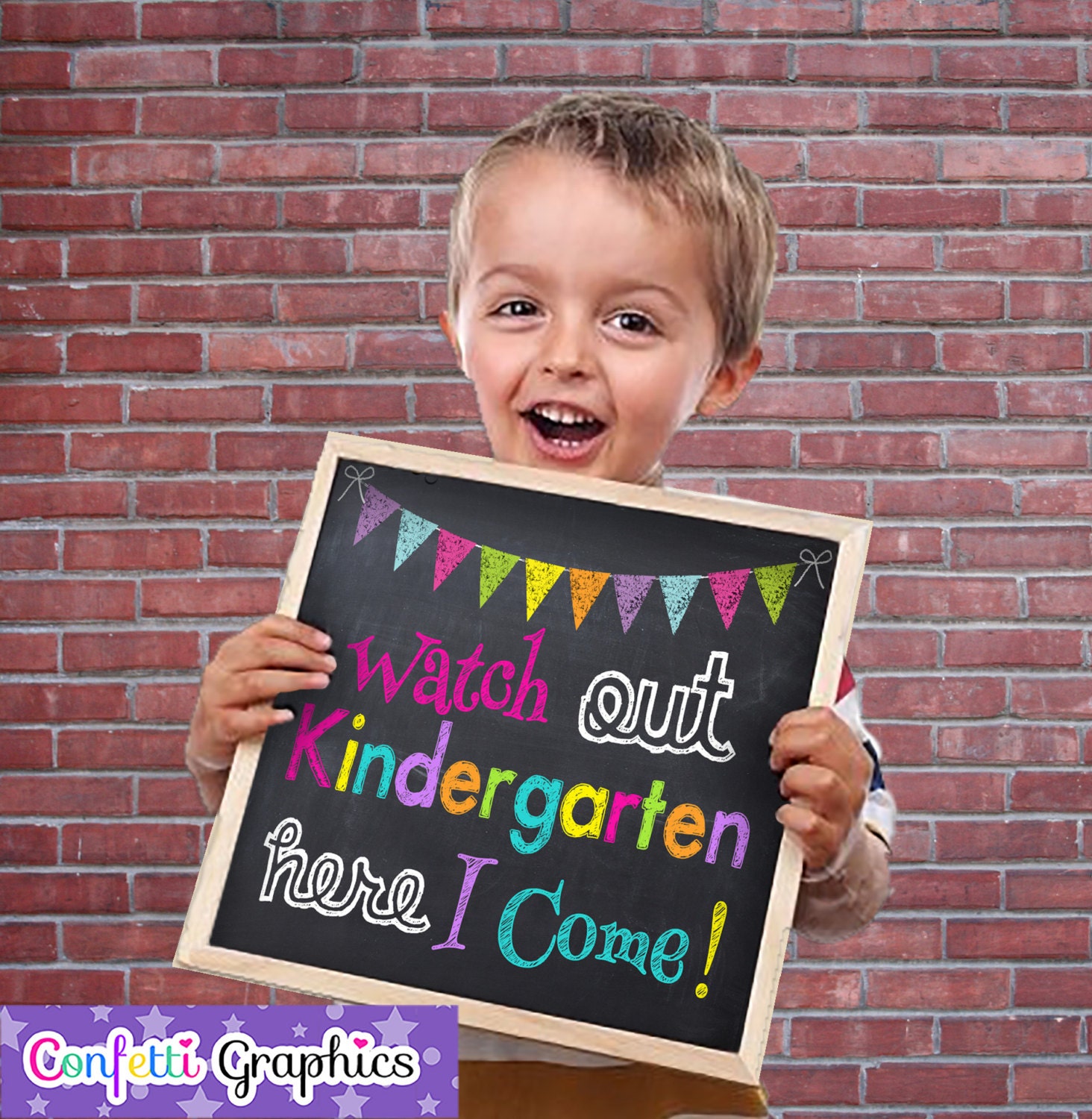 Watch Out Kindergarten Here I Come Preschool Graduation Grad