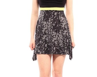ON SALE Modern cyber faery inspired dress or tunic with cowl neckline by Plastik Wrap. SALE