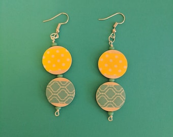 Sunshine and waves earrings