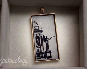 Canton Ohio Courthouse Angel Pendant