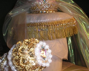 Bride of Christ Crown &Pillow with Sceptre Combo
