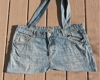 Recycled Blue Jean Purse