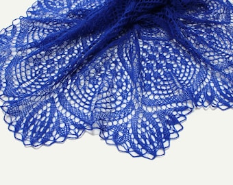 Knit shawl, knit scarf, crochet shawl, knitted scarf, shawl of mohair, knitted shawl,delicate shawl, blue shawl, lace shawl, hand knit shawl