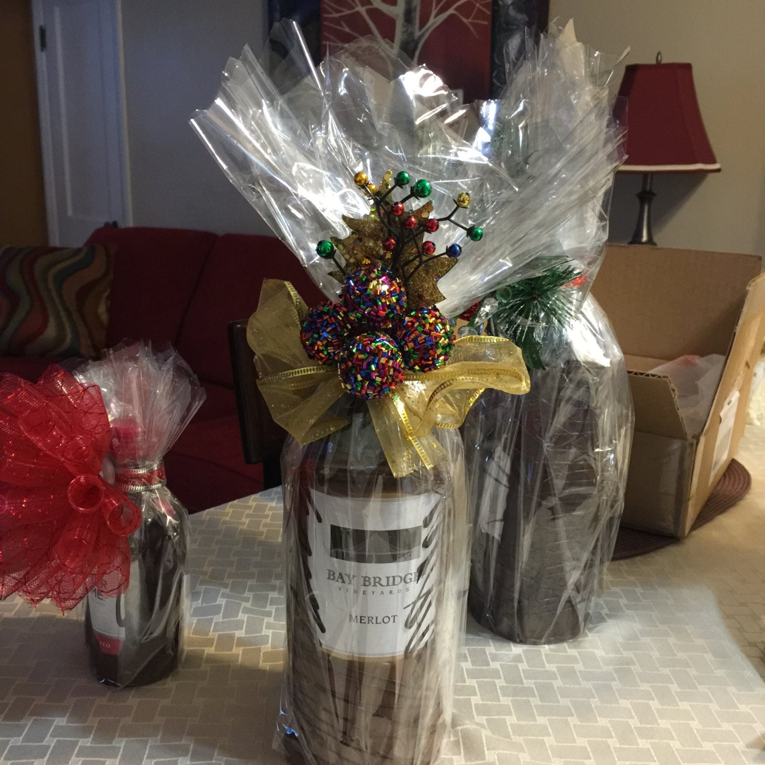 Chocolate Dipped Wine Bottle Elegant Unique Gifts Weddings