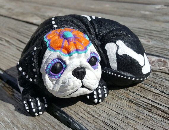 sugar skull pug squishmallow
