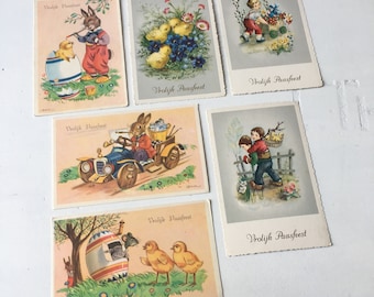 Vintage Easter postcards