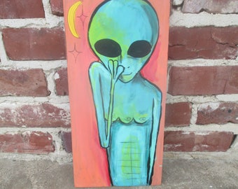 Alien art | Etsy