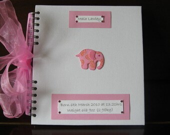 New Baby Girl Elephant Book
