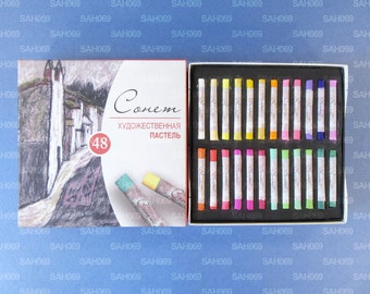48 SONNET PASTEL DRY Soft Set Russian Nevskaya Palitra