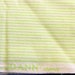 1.5 Yards Flannel Fabric Baby Flannel JoAnn Fabric Apple Green White Stripes Soft Cotton Flannel Continuous Yardage Excellent New Condition