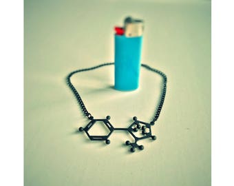 nicotine molecule necklace