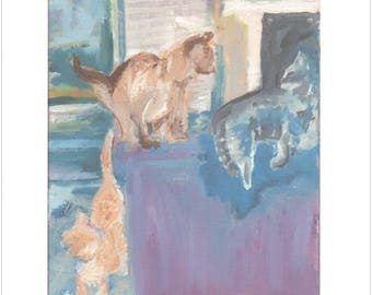 Sofa Cats print