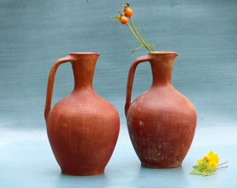 Ceramic jug fired vintage-