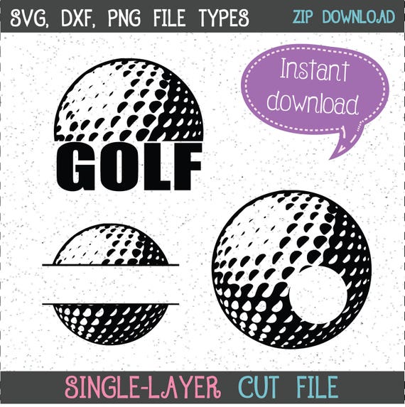 Download Golf SVGs Golf SVG Golf Monograms Golf Ball SVG Golf