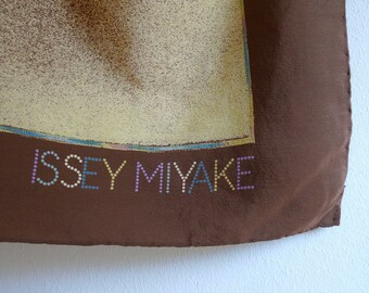Issey Miyake large silk scarf