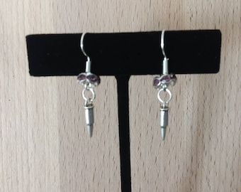 Ammo Bullet Earrings