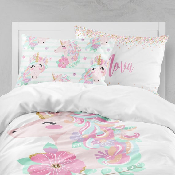 Unicorn Girls Room Unicorn Girls Bedding Toddler Duvet