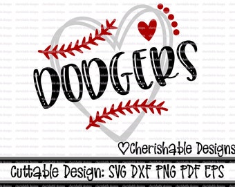 Download Dodgers cricut file | Etsy