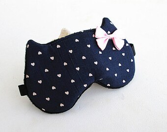 Sleep Mask Cat Bow Sleep Mask Sleep Mask for Women Eye Mask Sleep Slumber Party Favors.