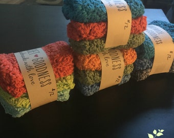 Cotton Crocheted Dish Cloths