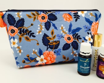 Essential Oil Bag, Essential Oil Case, Tassel Essential Oil Bag, Essential Oil Storage- holds up to 14 bottles, any brand! 5ML/15ML/Rollers