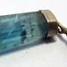 15.00 Carats 925 sterling silver Natural Paraiba Fluorite Crystal Pendant from Pakistan Mines 20x08x07mm