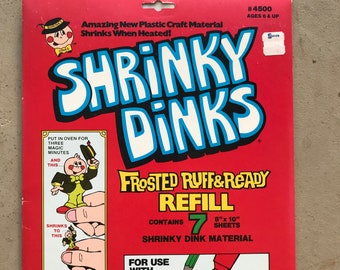 1980s Shrinky Dinks-refill sheets